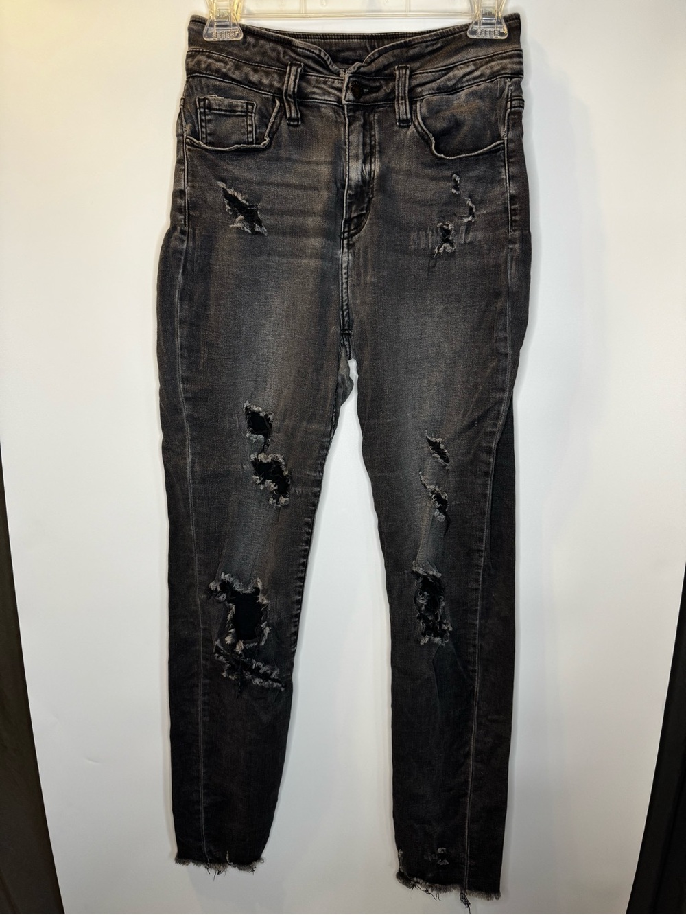 KanCan Black Distressed Skinny Jeans